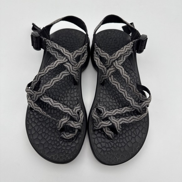 Chaco Womens SZ 7  Updraft EcoTread X2 Outdoor Sandals Black Waves  (J105182) - Picture 6 of 16